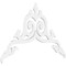 Ekena Millwork Pitch Baile Architectural Grade PVC Gable Pediment, 60"W x 35"H x 1"P (14/12) GPP060X035X100BAI - alternate 1
